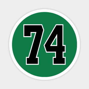 Number 74 Magnet